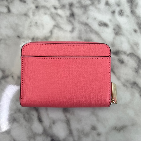 Kate Spade Darcy Bucket Bag & Small Zip Card Case Wallet In Peach Nectar Pink - Picture 12 of 15